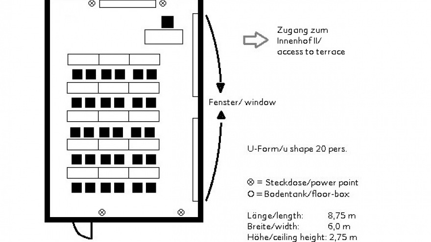 conference room Düsseldorf - classroom seating ca. 30 persons conference room Düsseldorf - classroom seating ca. 30 persons